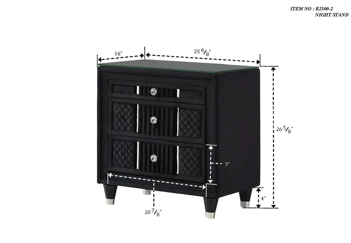 Number nightstand