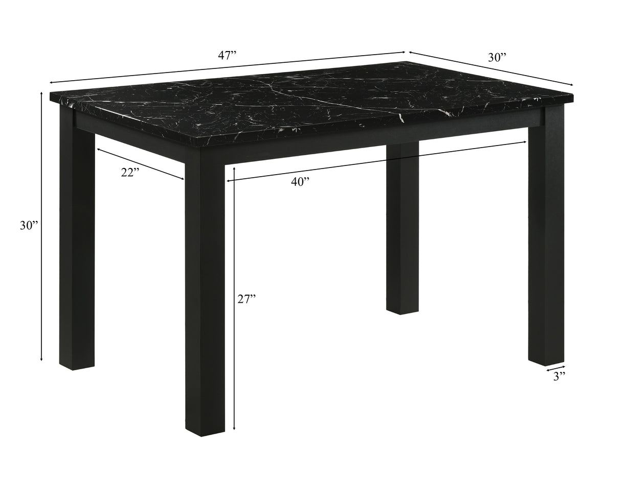 Resia Dining Set - Black