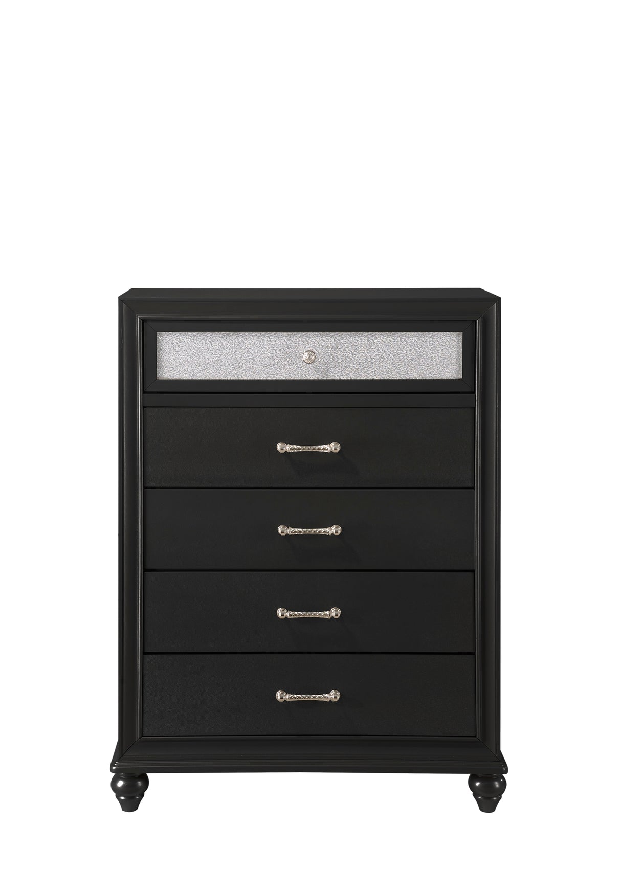 Lila Black Bedroom Group chest
