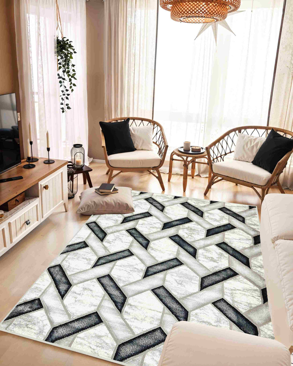 Marble Area Rug 10056