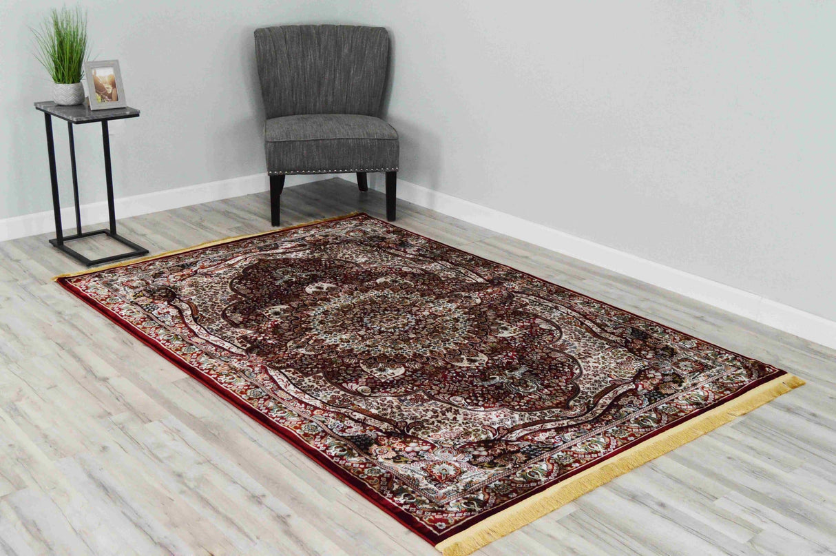Casablanca Area Rug 1011 Burgundy