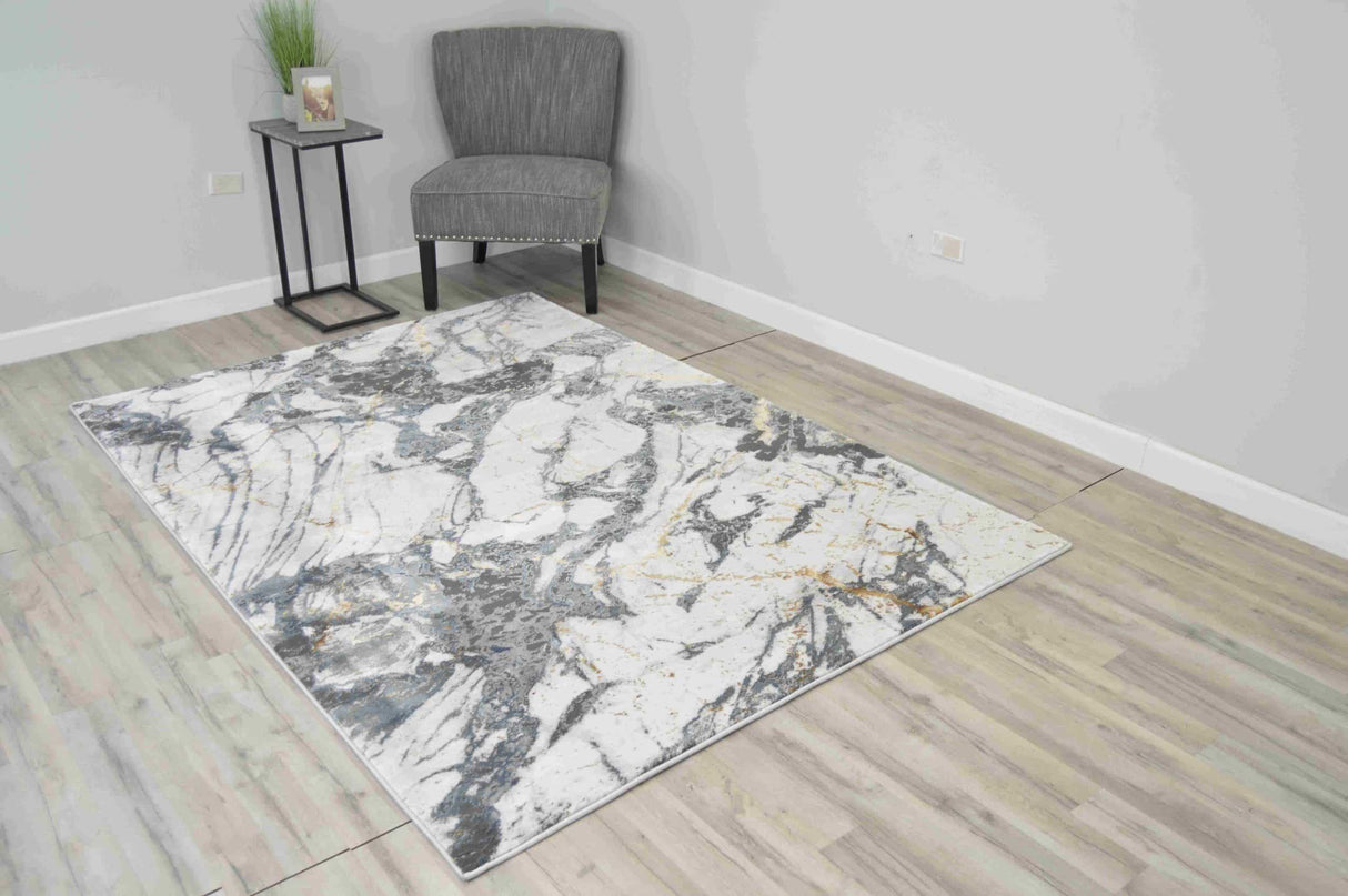 Marble Area Rug 1045 Blue