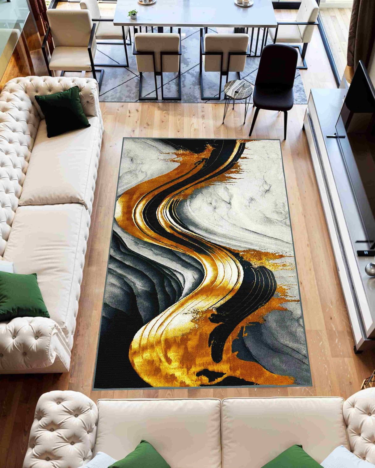 Contempo Area Rug 1112 Black