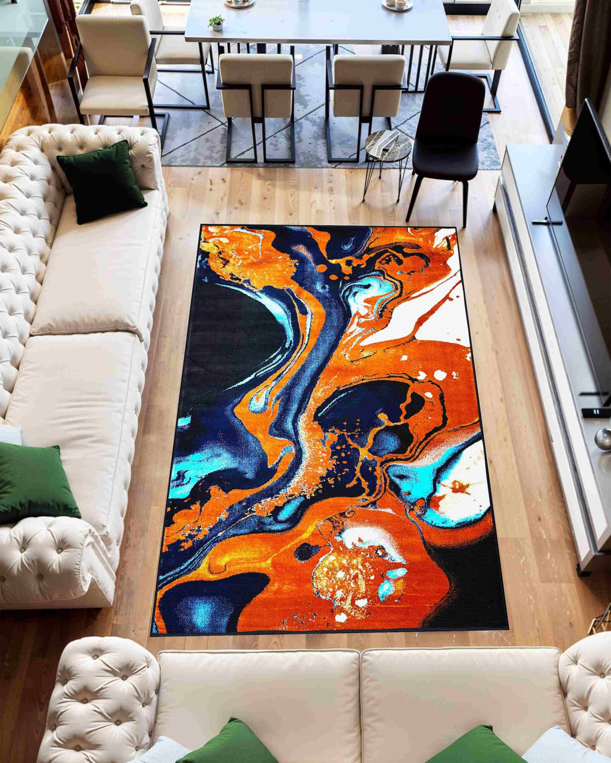 Contempo Area Rug 1113 Terracotta