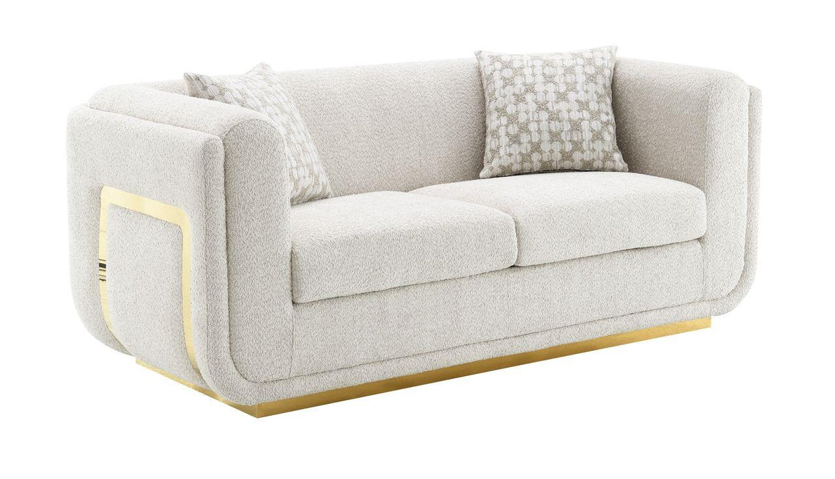 Enzo White 2-Piece (Sofa, Loveseat)