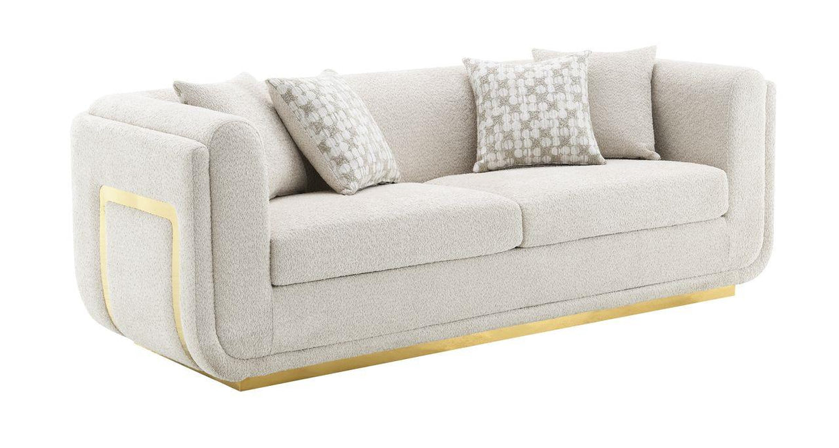 Enzo White 2-Piece (Sofa, Loveseat)