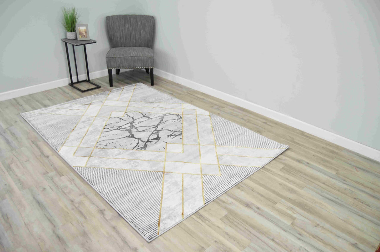 Luxury Area Rug 1131 Grey