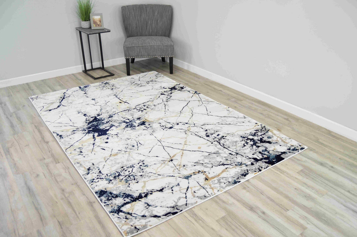 Luxury Area Rug 1132 Grey-Blue