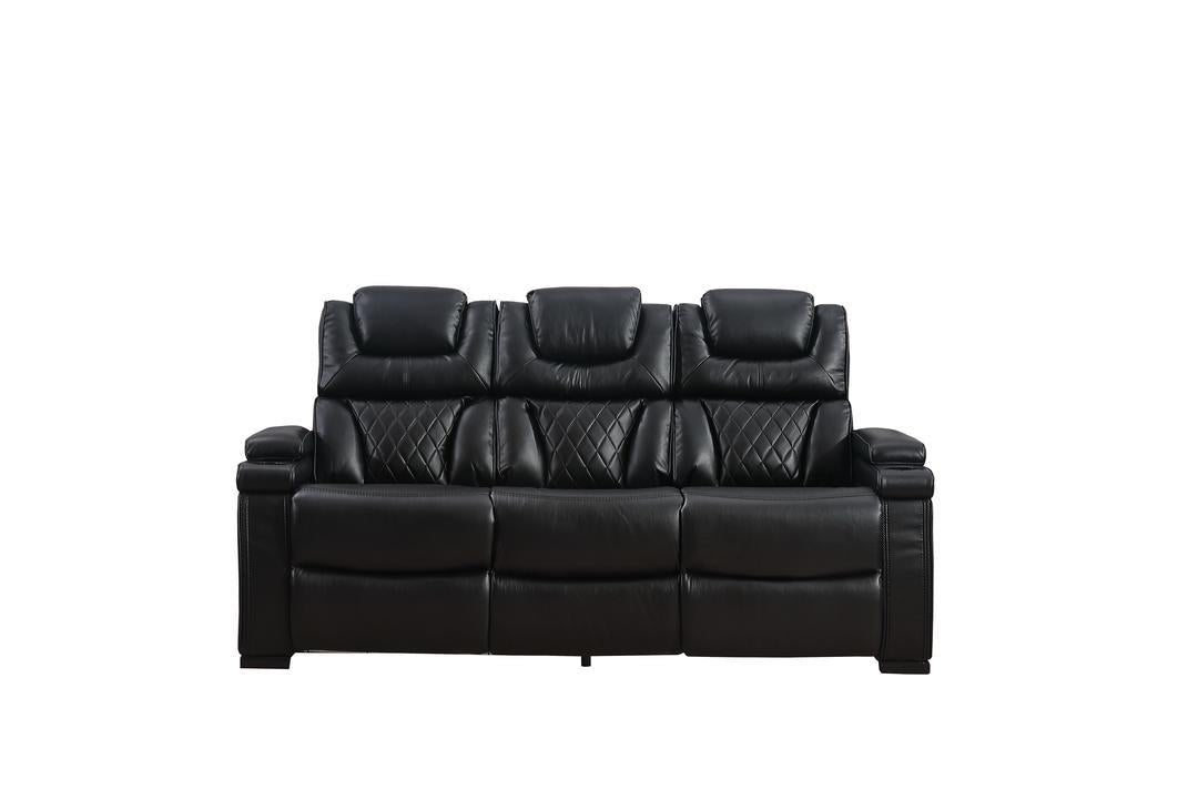 Braden (Power) Chair, Sofa, Love Seat - Black