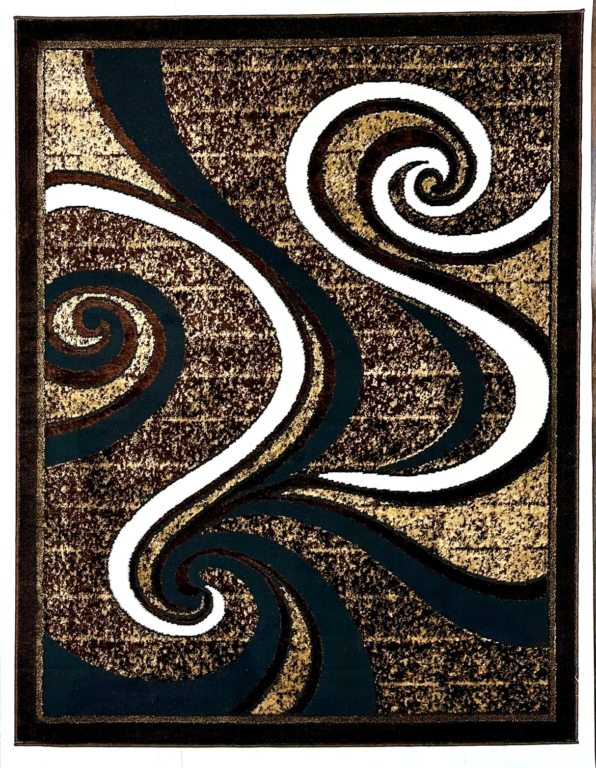 Star Area Rug 1308 Brown