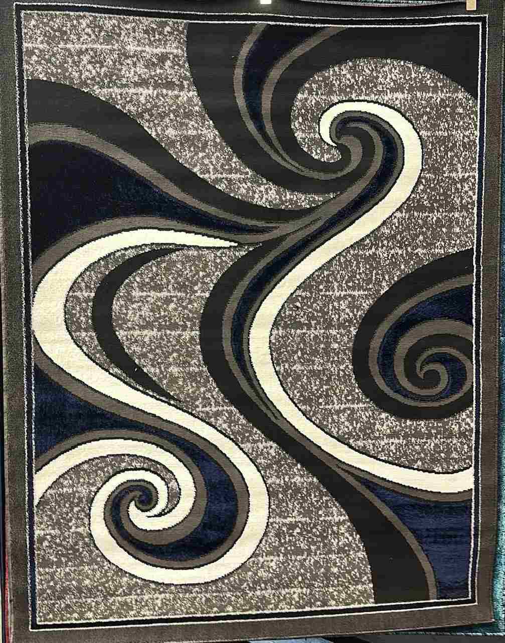 Star Area Rug 1308 Navy