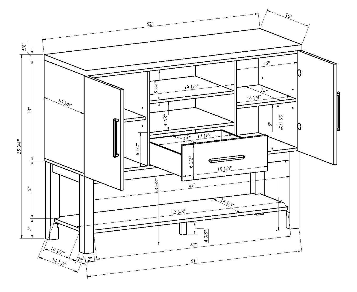 VANCE SIDE BOARD