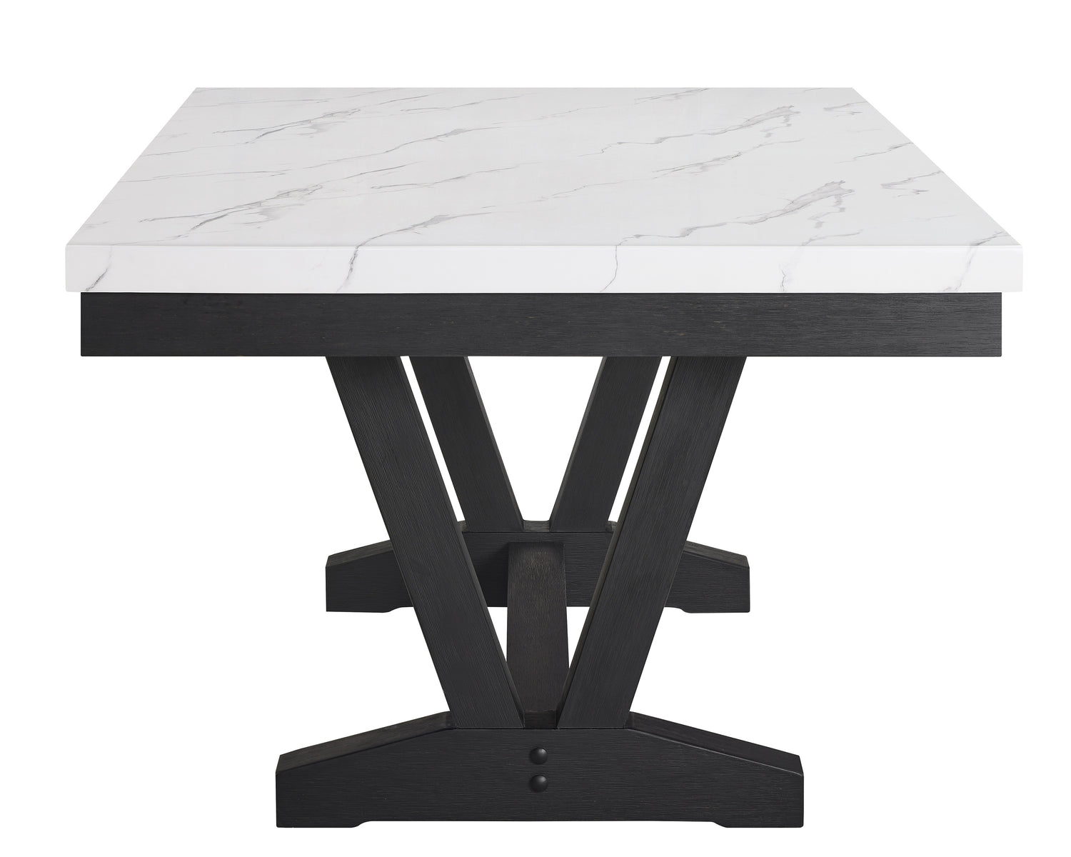 VANCE FAUX MARBLE DINING TABLE