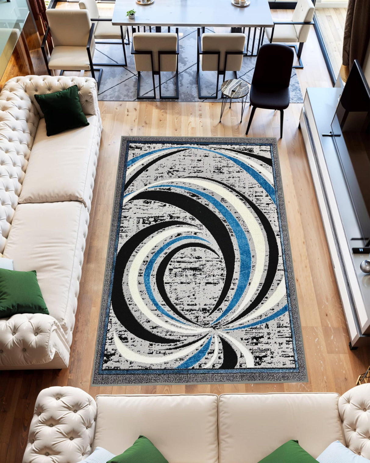 Star Area Rug 1322 Turquoise