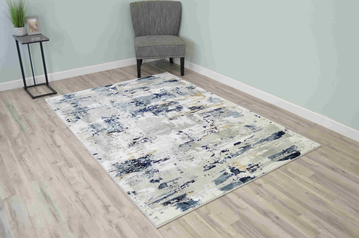 Trendy Area Rug 1403 Blue