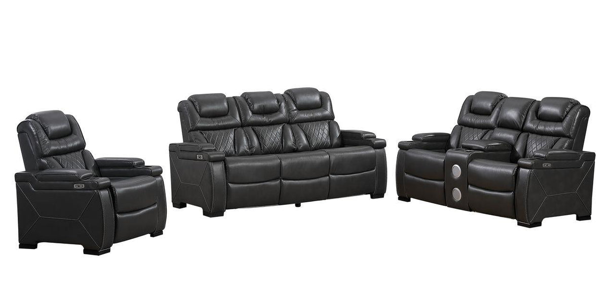 Braden Gray 2 PC Sofa, Loveseat