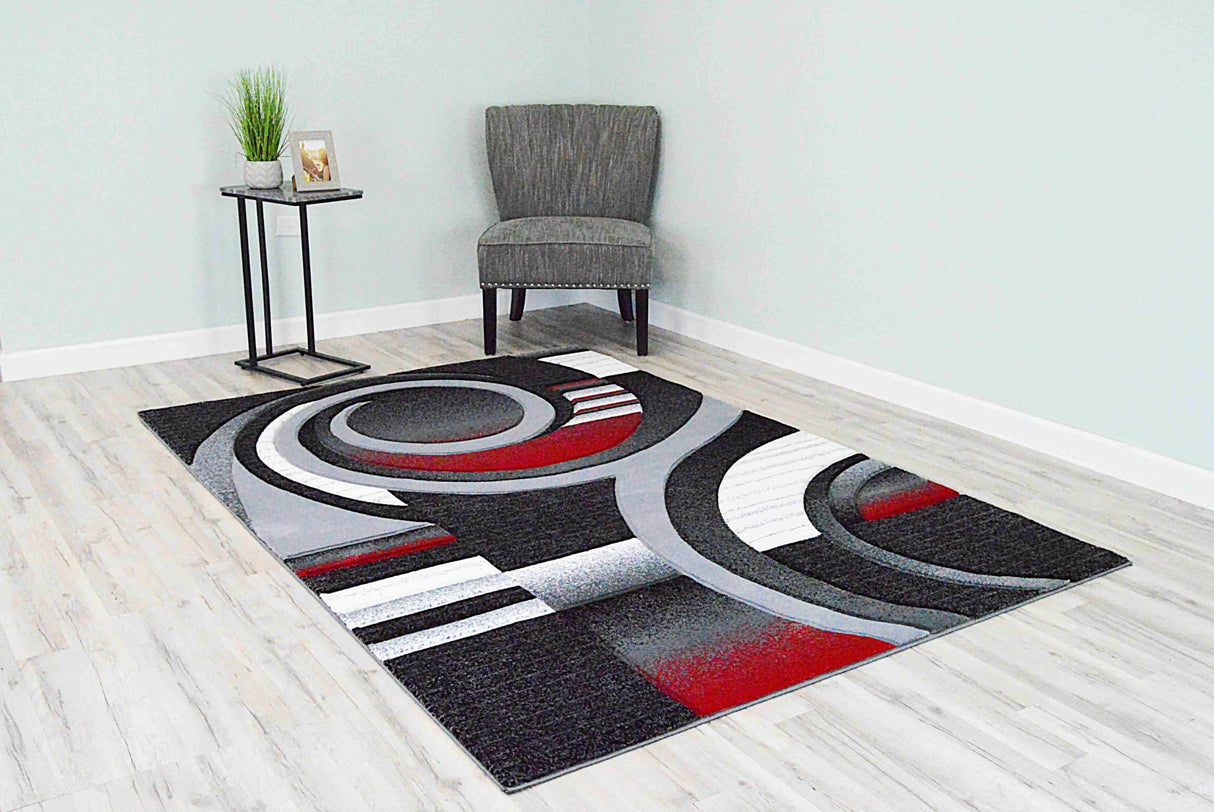 Premium Area Rug 1509 Red