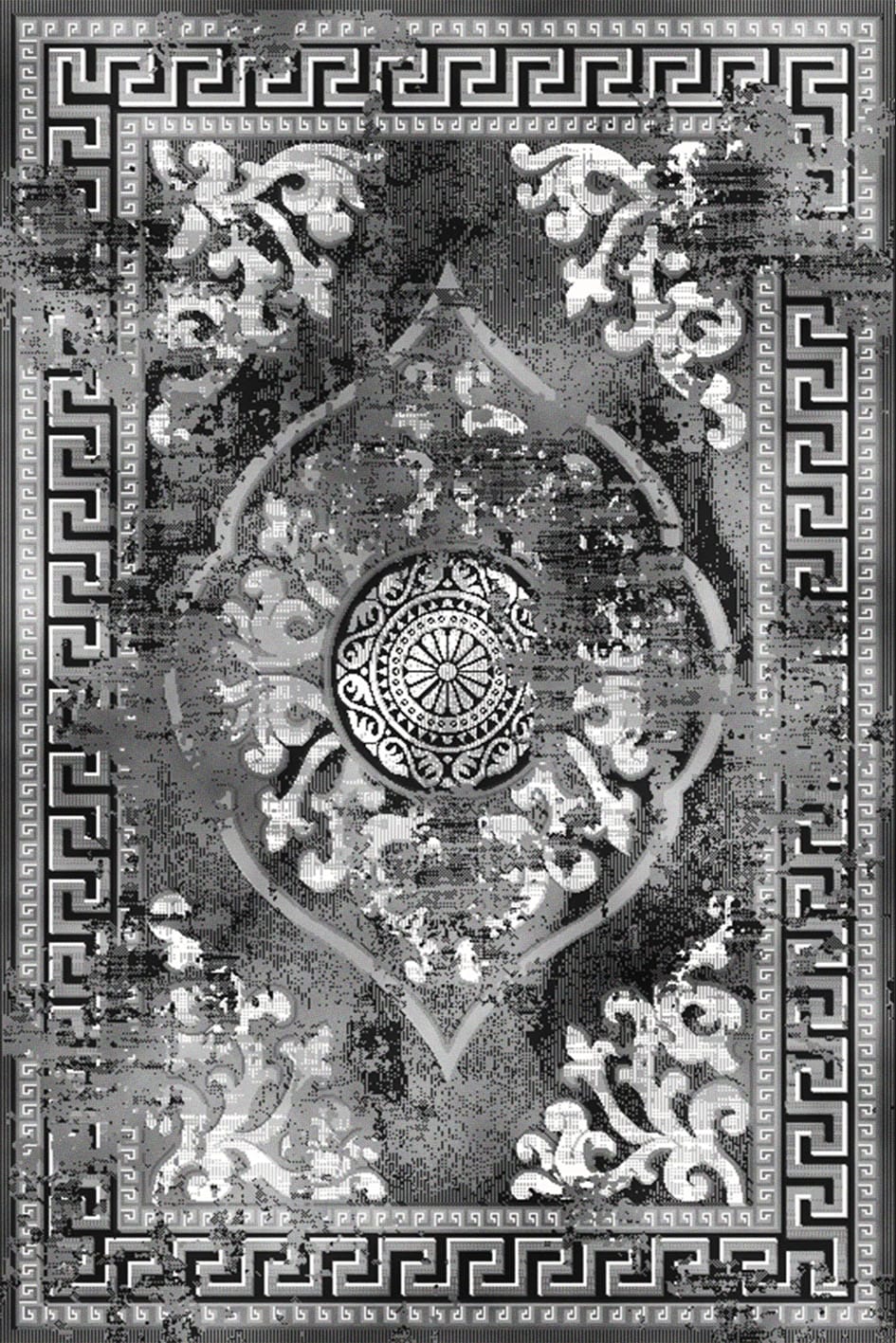 Urban Area Rug 15181 Black-Grey