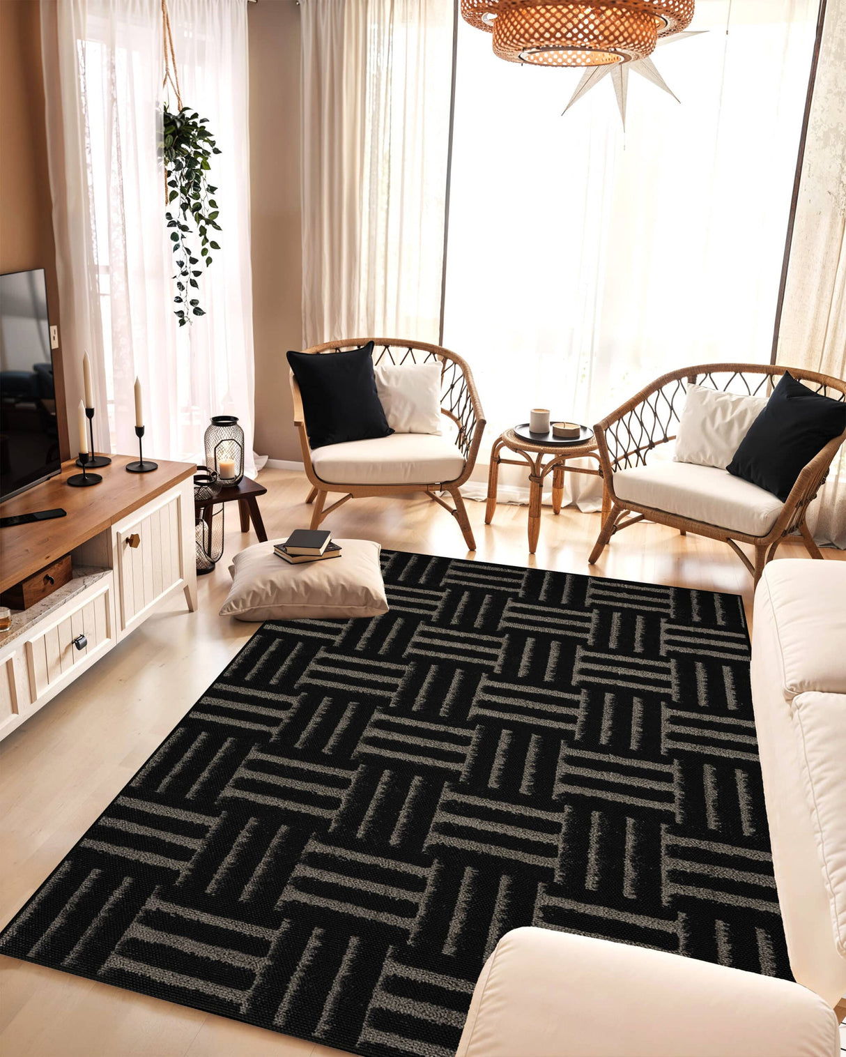 Infinity Shaggy Area Rug 1522