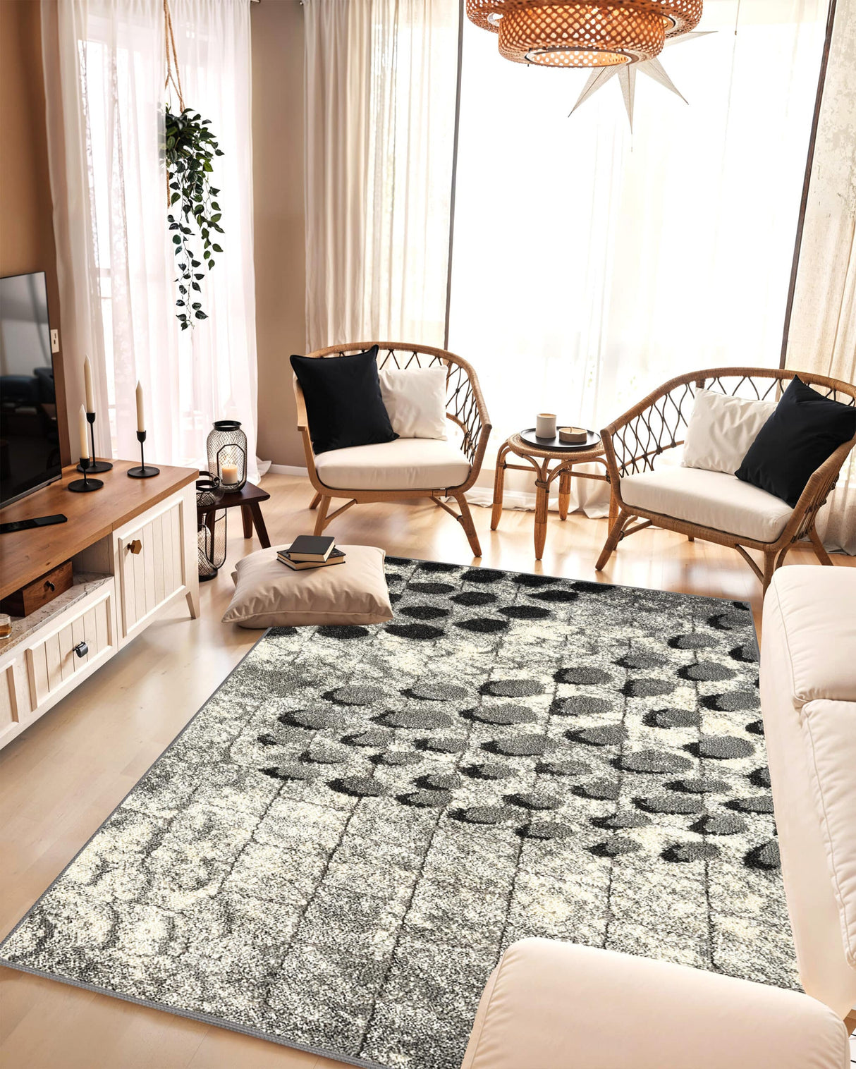 Infinity Shaggy Area Rug 1524