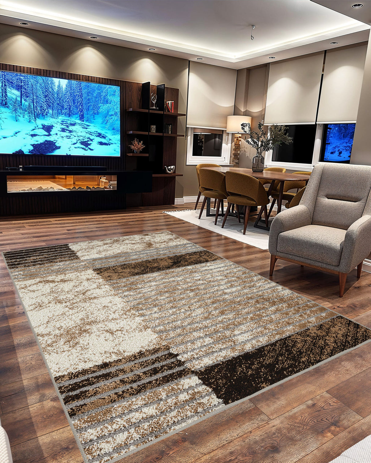 Infinity Shaggy Area Rug 1526