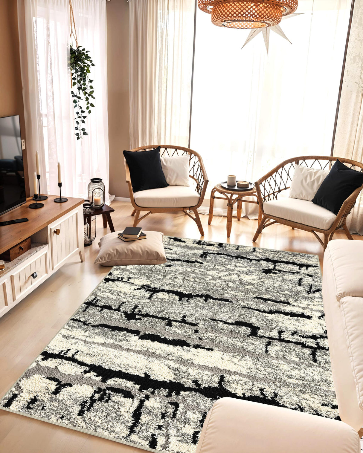 Infinity Shaggy Area Rug 1527