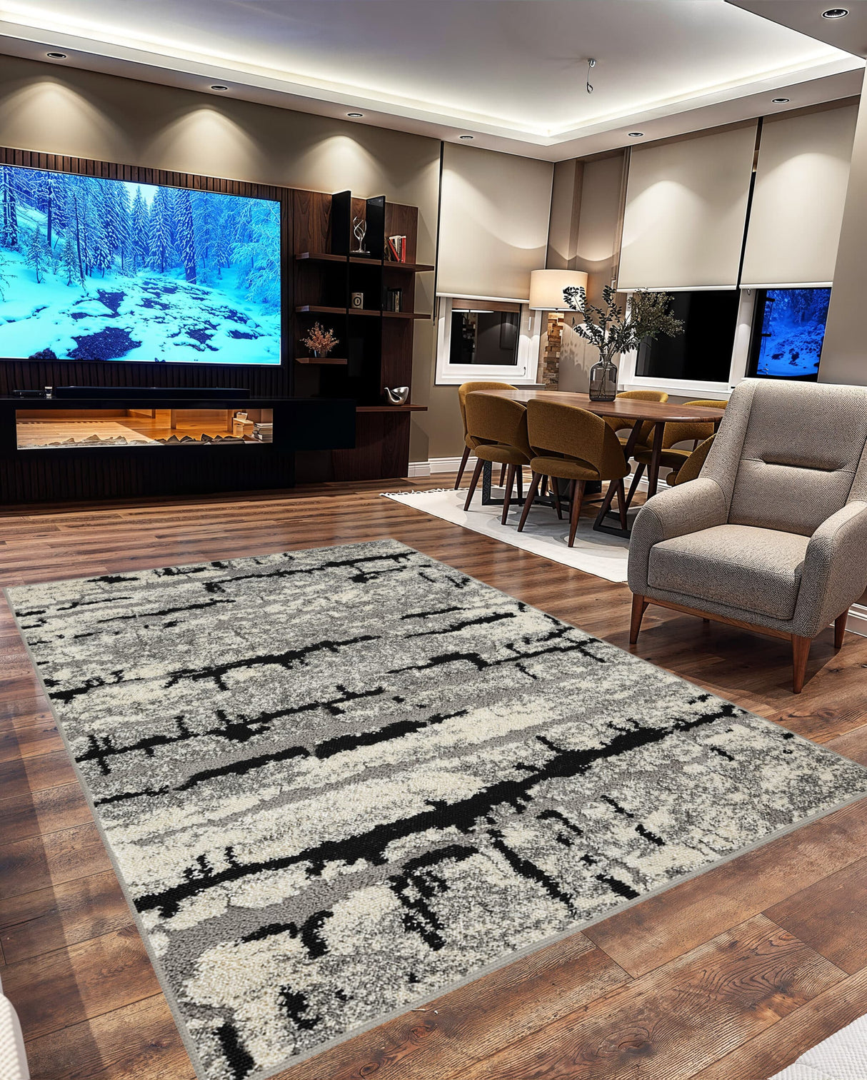 Infinity Shaggy Area Rug 1527