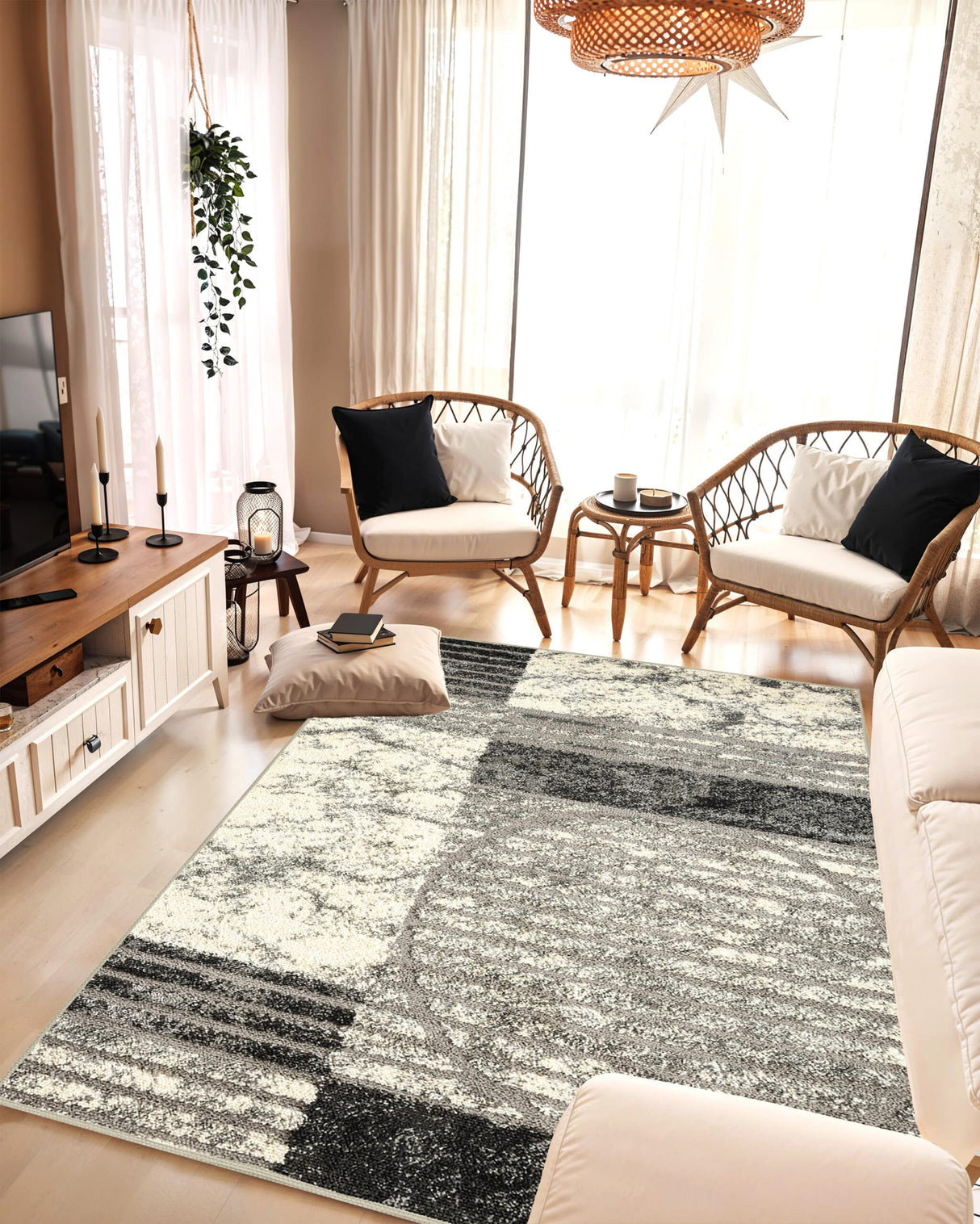 Infinity Shaggy Area Rug 1528
