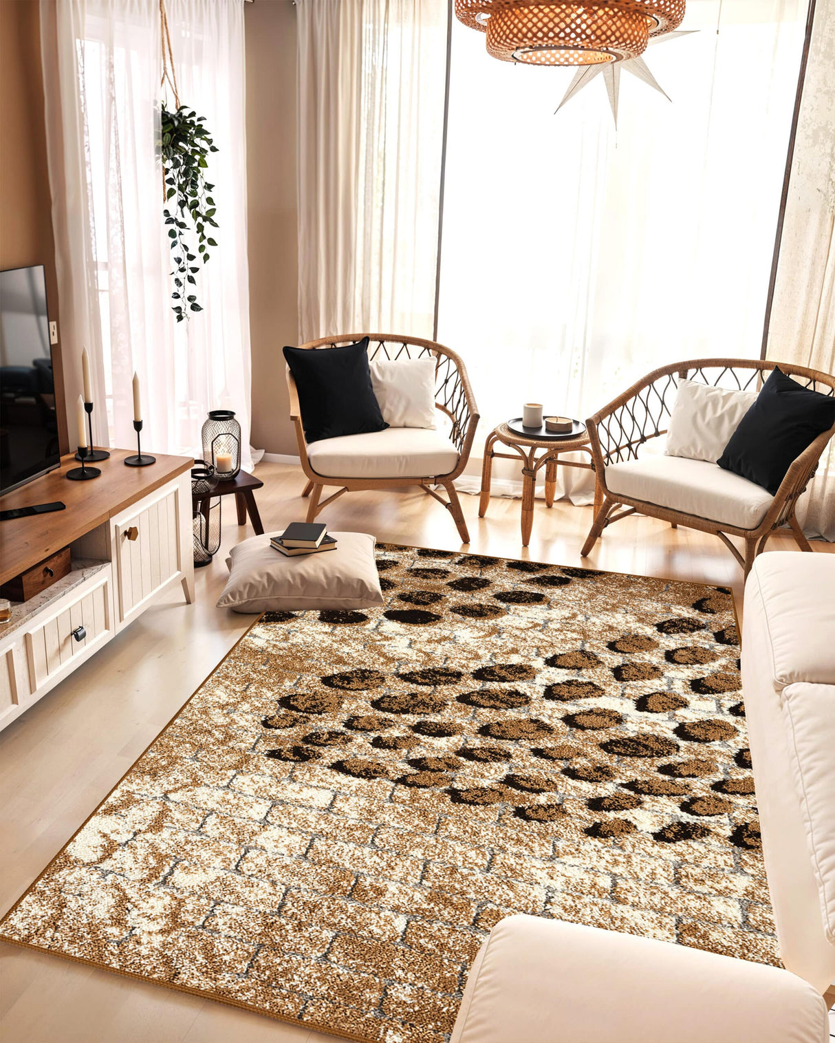 Infinity Shaggy Area Rug 1529