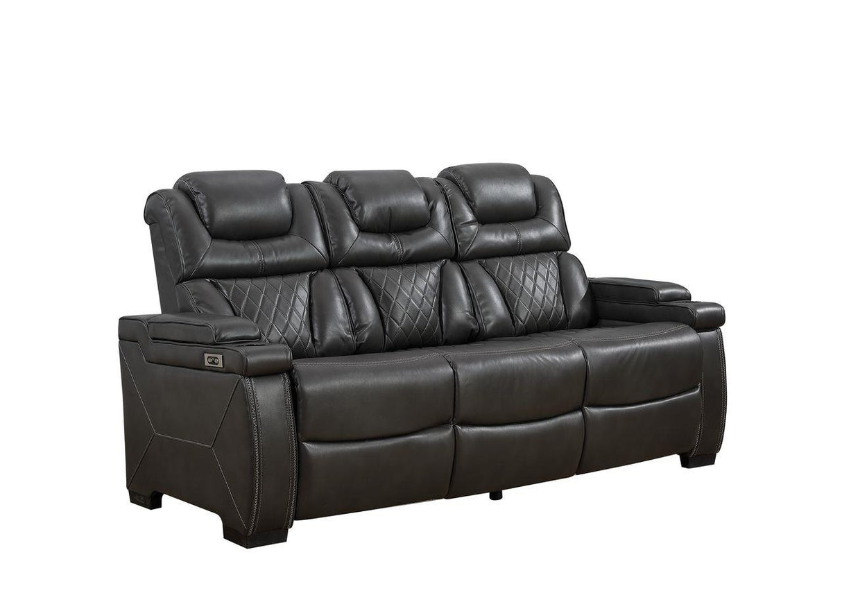Braden (Power) Loveseat - Grey