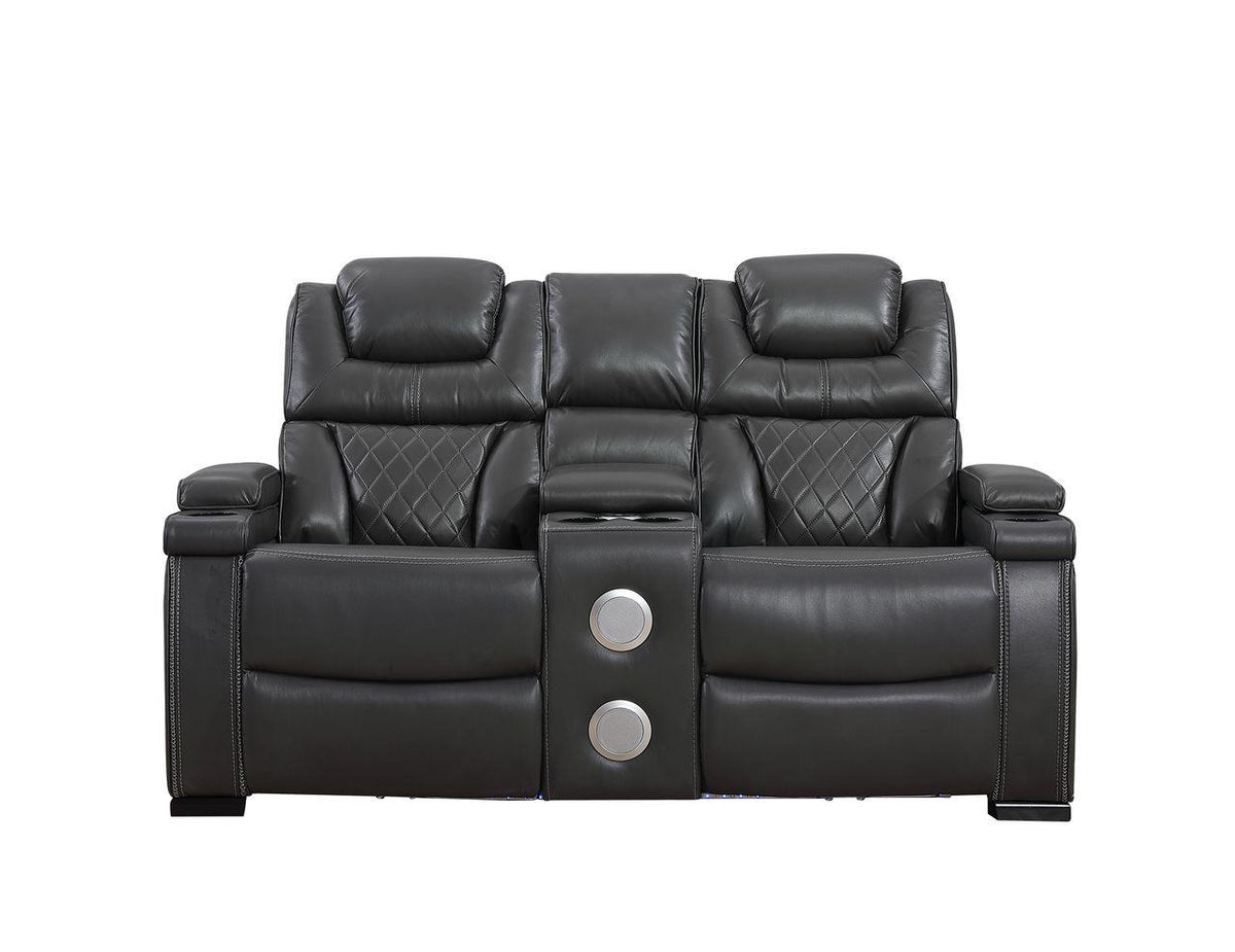 Braden (Power) L491- 3-Piece - Grey