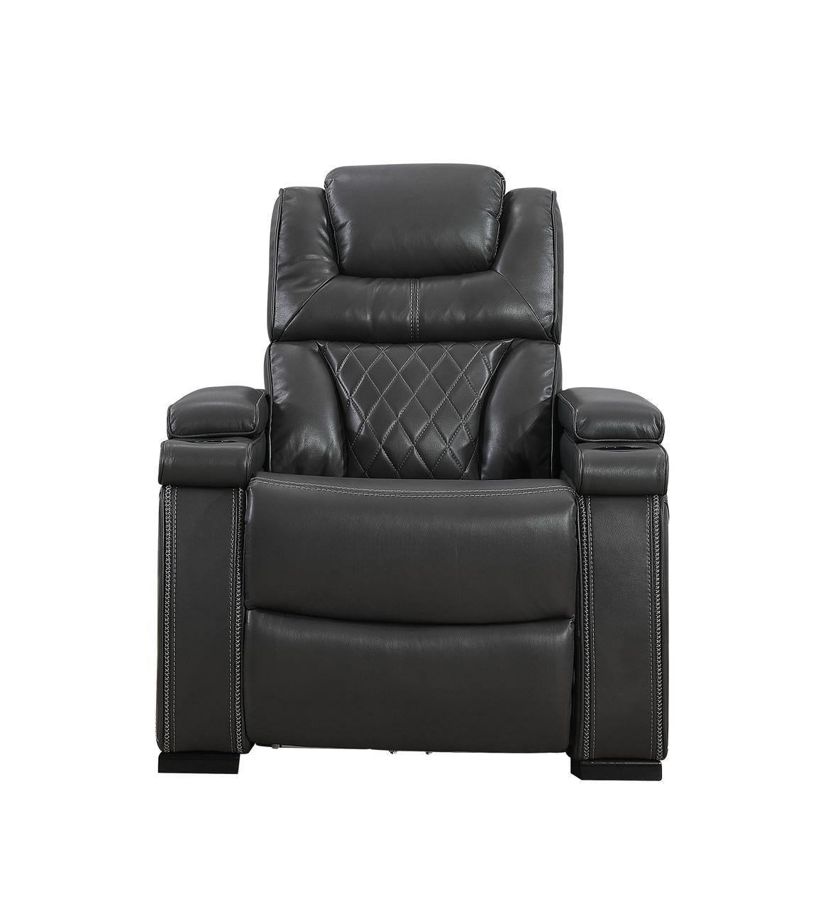 Braden (Power) Loveseat - Grey