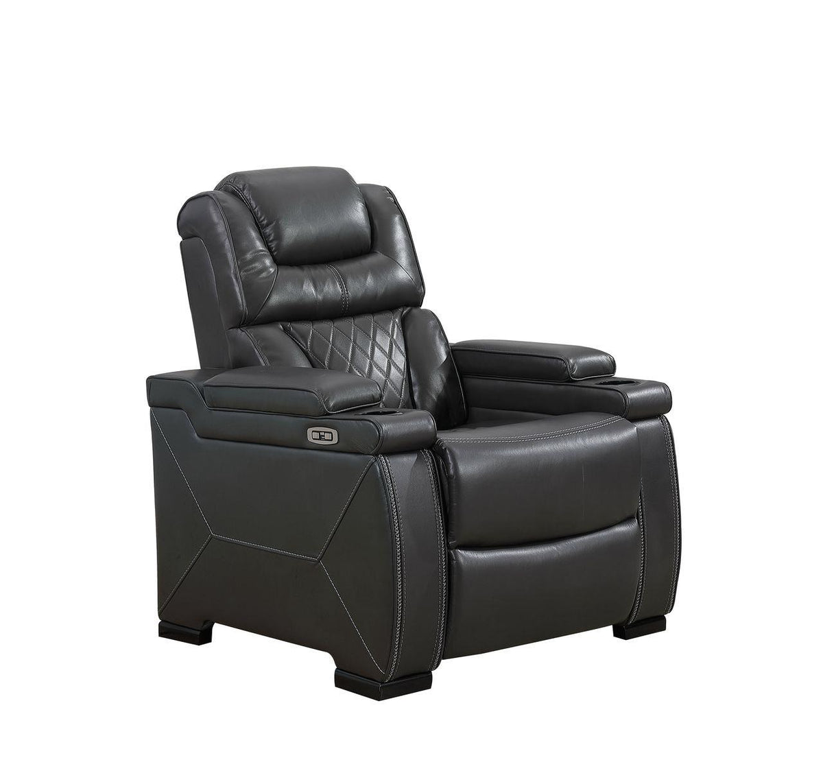 Braden (Power) Loveseat - Grey