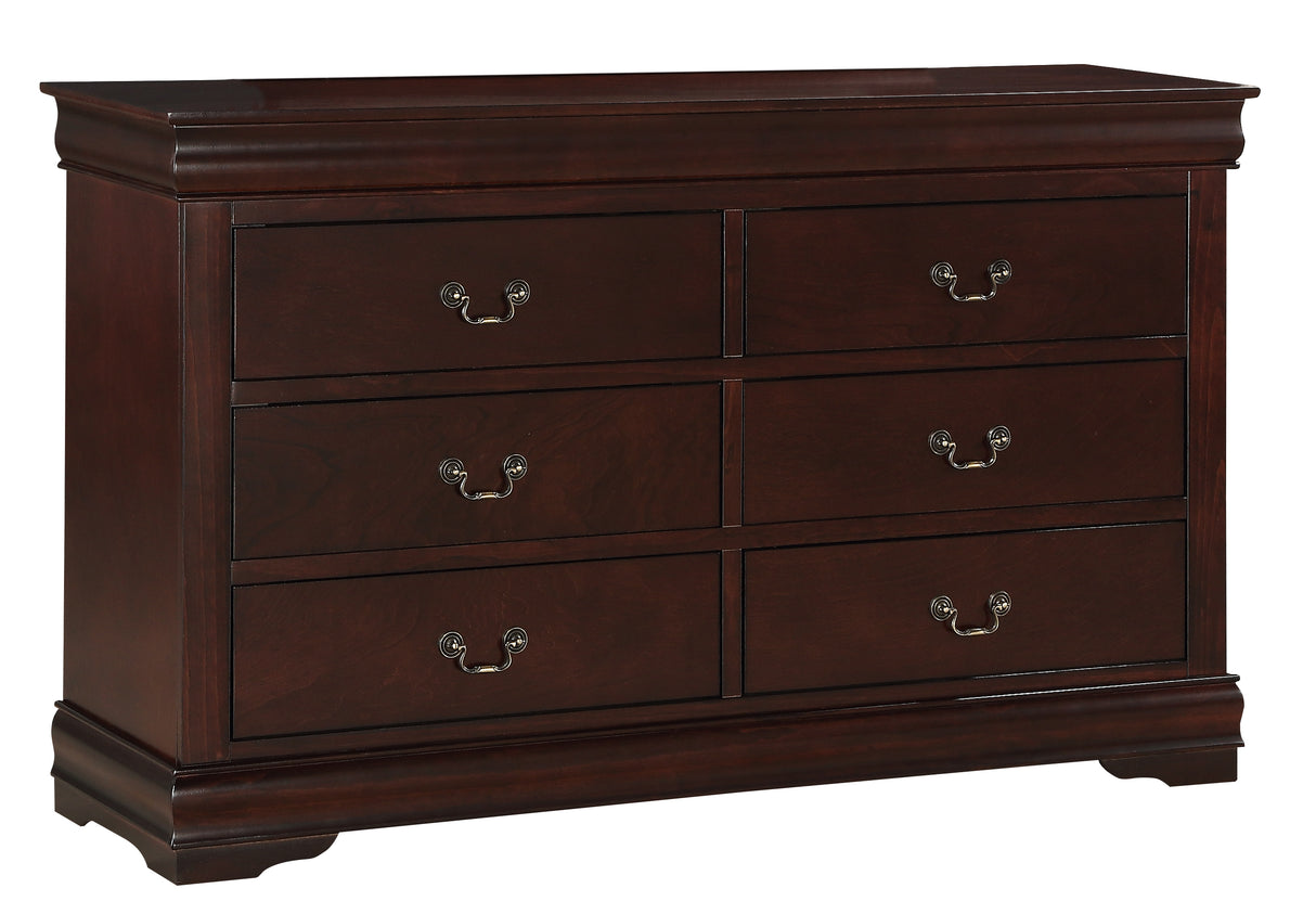 Louis Philip Cherry Bedroom Group dresser