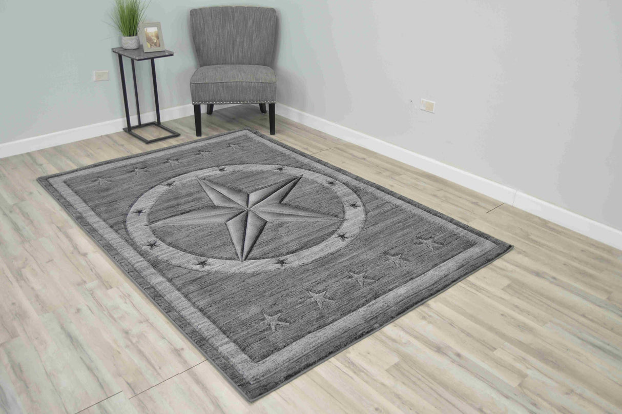 Premium Area Rug 1806 Grey