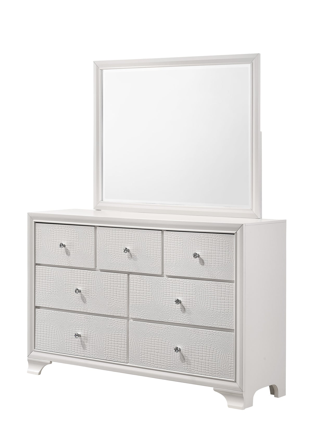 Number dresser and mirror