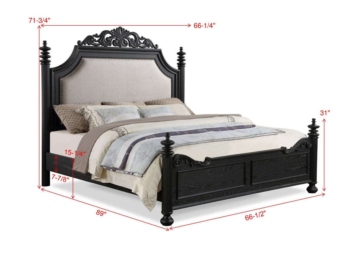 Kingsbury Dresser/Mirror Queen bed