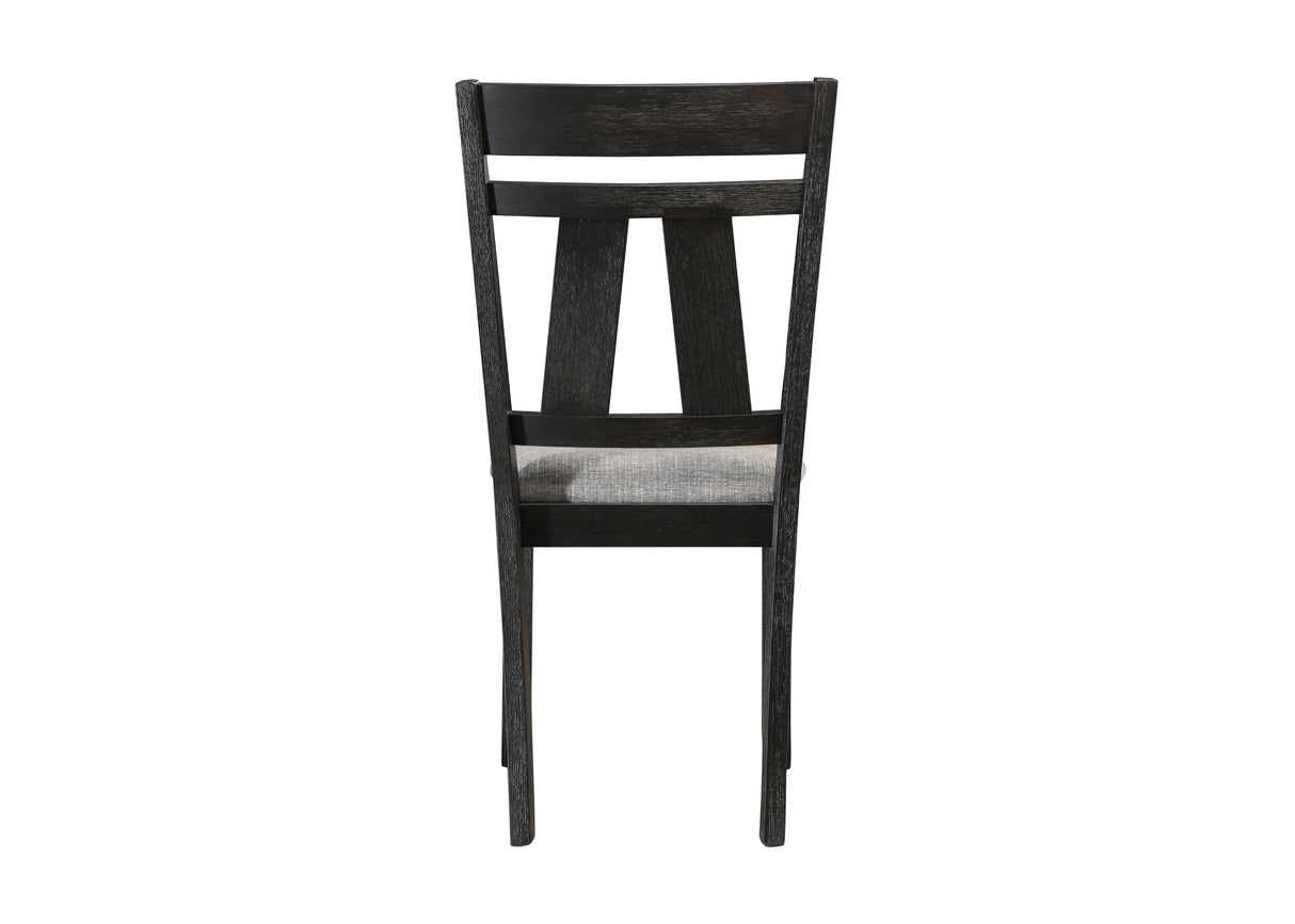 MARIBELLE SIDE CHAIR WHEAT CHARCOAL