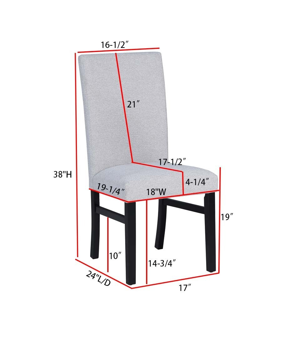 TRACY SIDE CHAIR LIGHT GREY