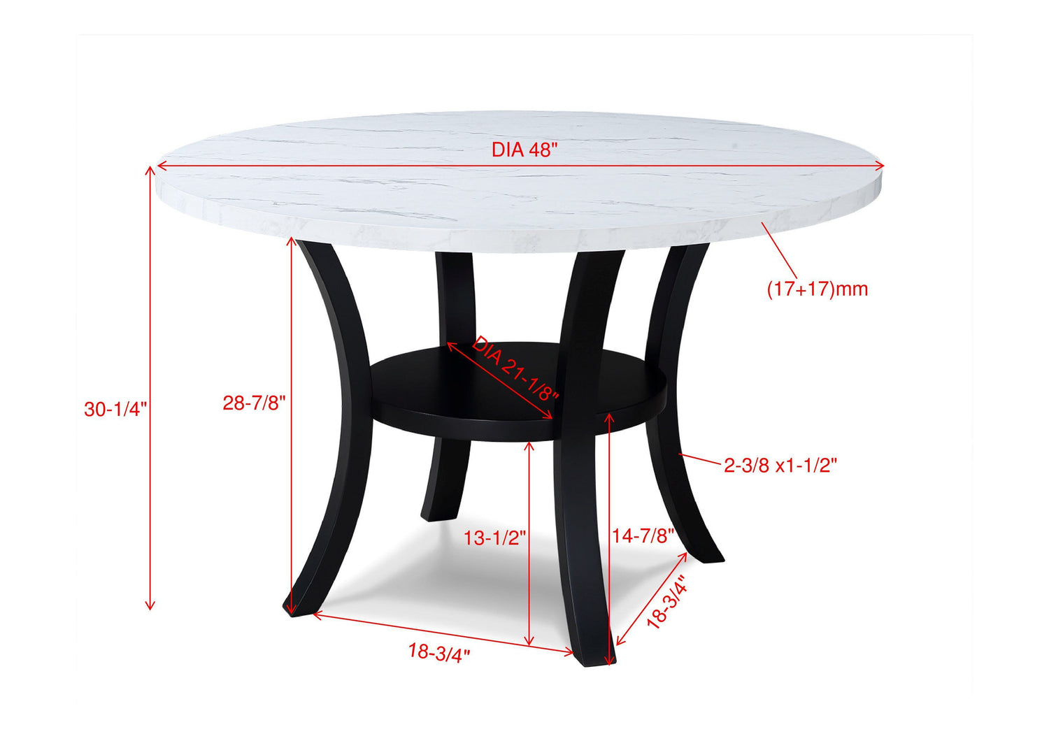 ISLA ROUND DINING TABLE