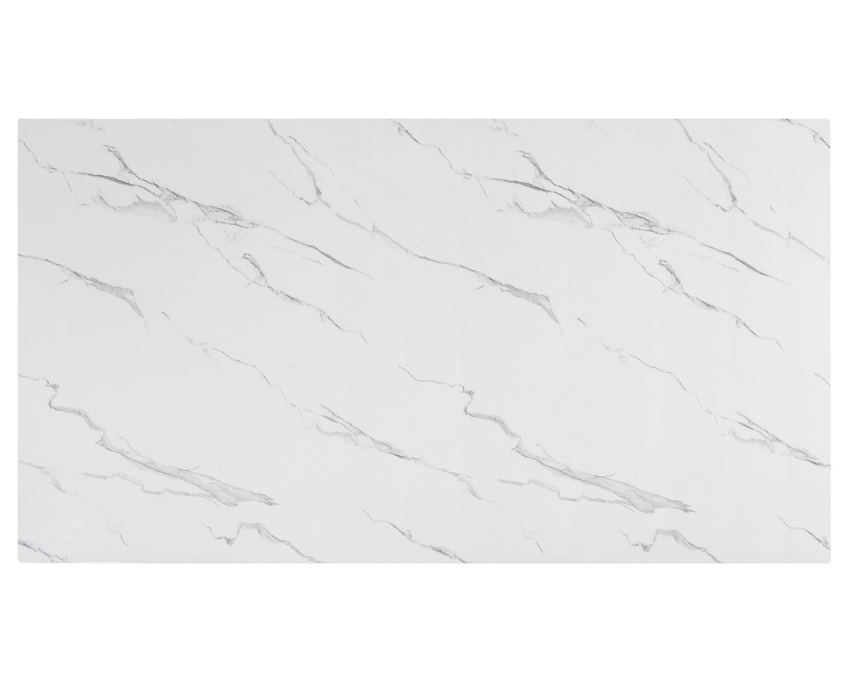 TANNER DINING TBL FAUX CARRARA MBL