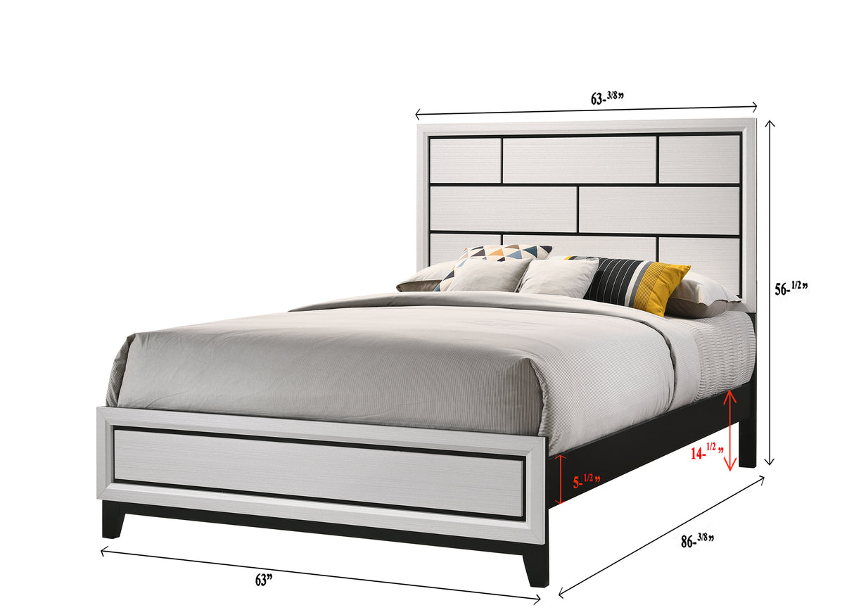 Akerson Chalk Bedroom Set