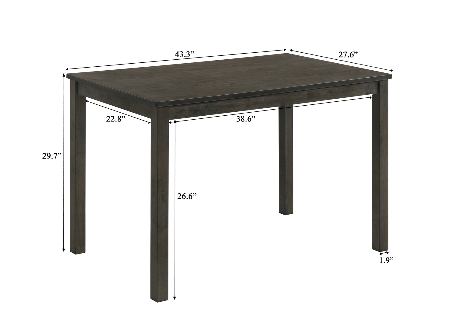 MELSHIRE DINING TABLE
