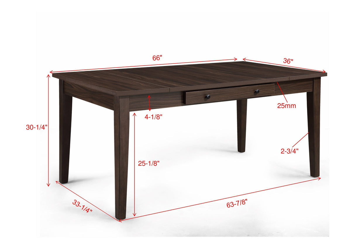 WAGNER DINING TABLE W/STORAGE