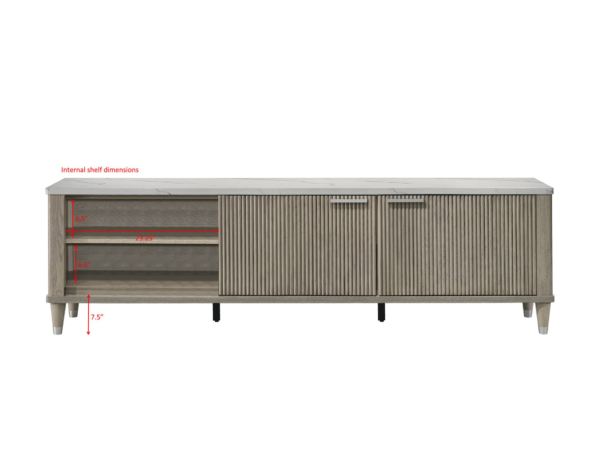 Britany Tv Stand Drift Wood Color