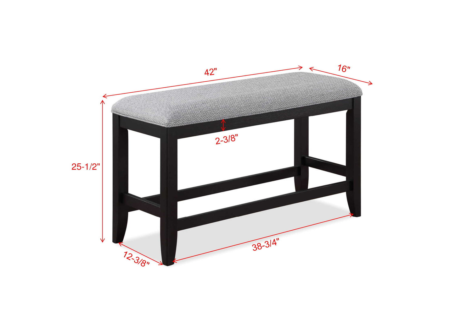 FREY COUNTER HEIGHT BENCH