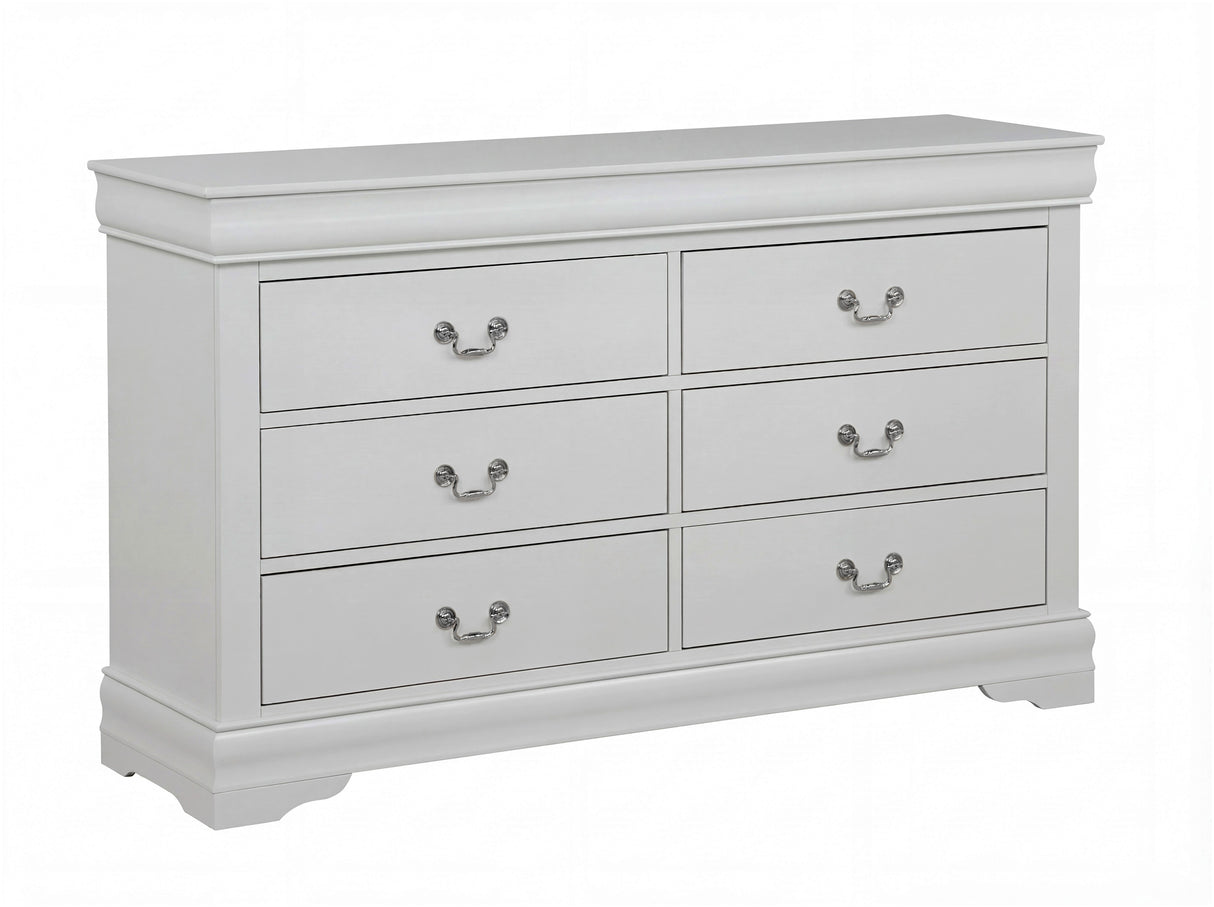Louis Philip Greige Bedroom Group dresser