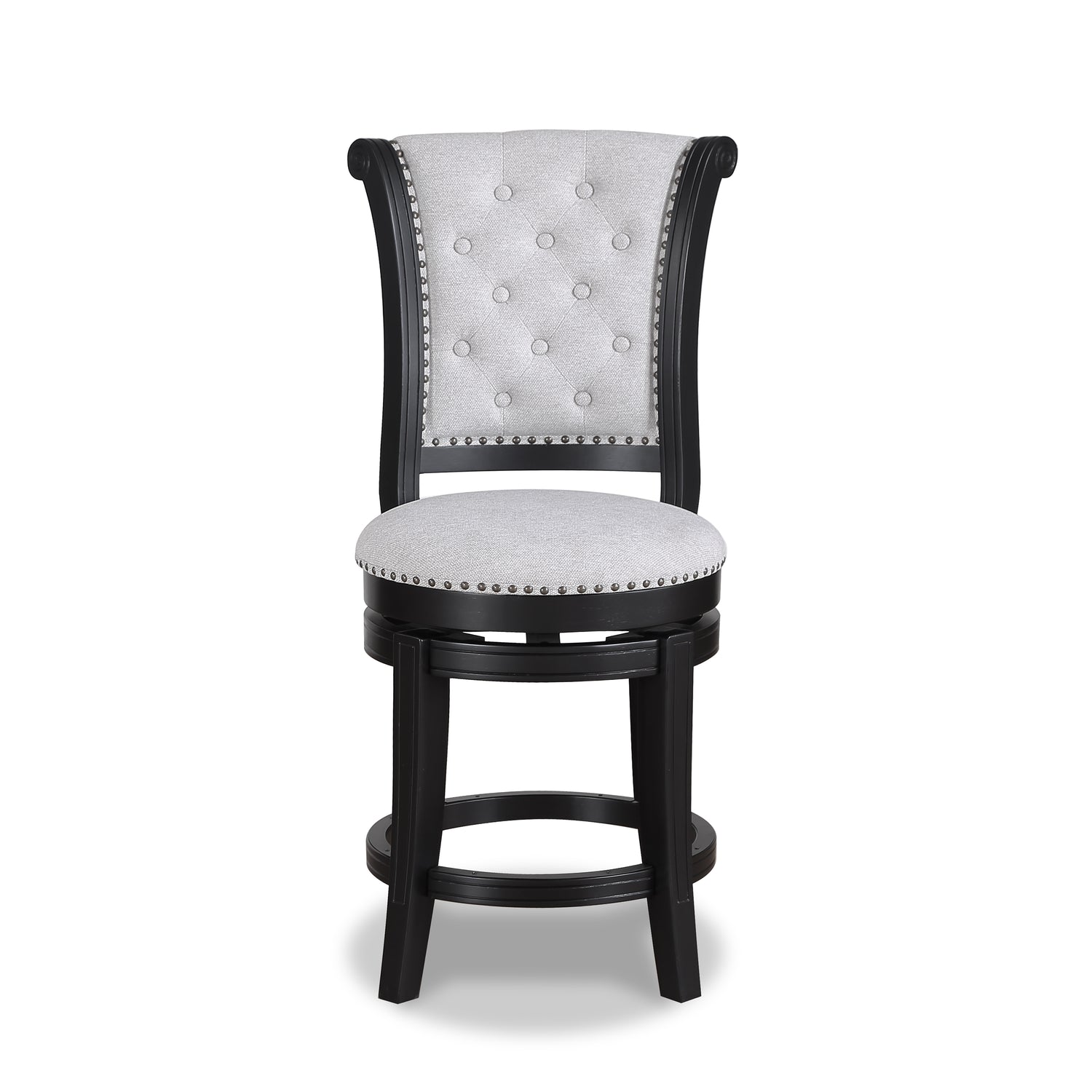 GRANVILLE SWIVEL PUB STOOL DOVE K/D