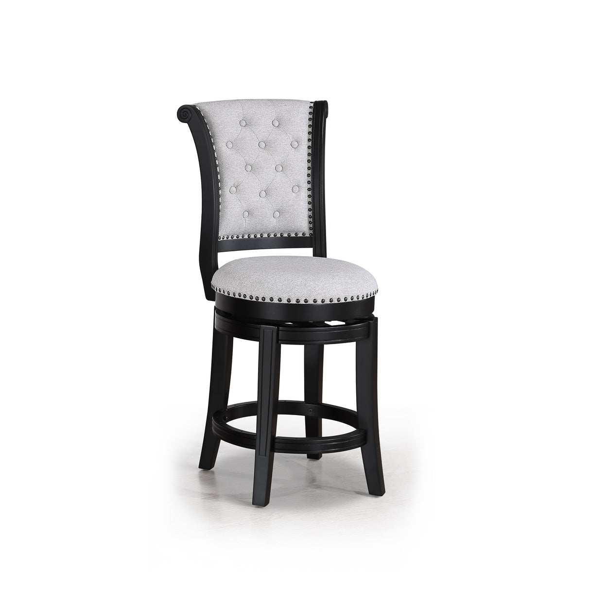GRANVILLE SWIVEL PUB STOOL DOVE K/D