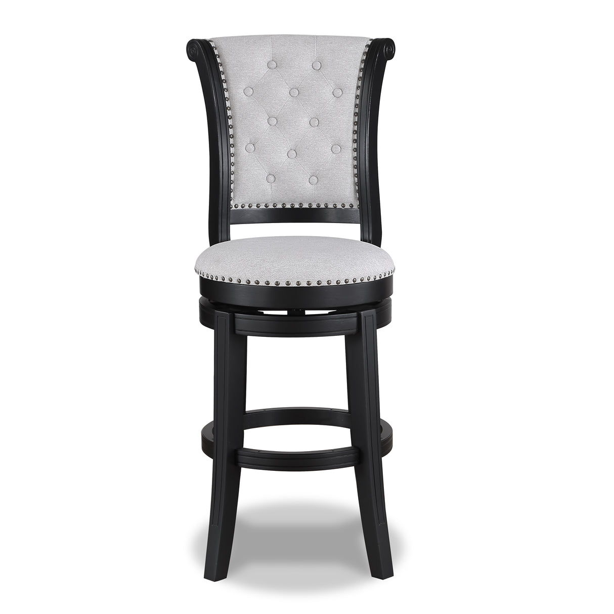 GRANVILLE SWIVEL BAR STOOL DOVE K/D